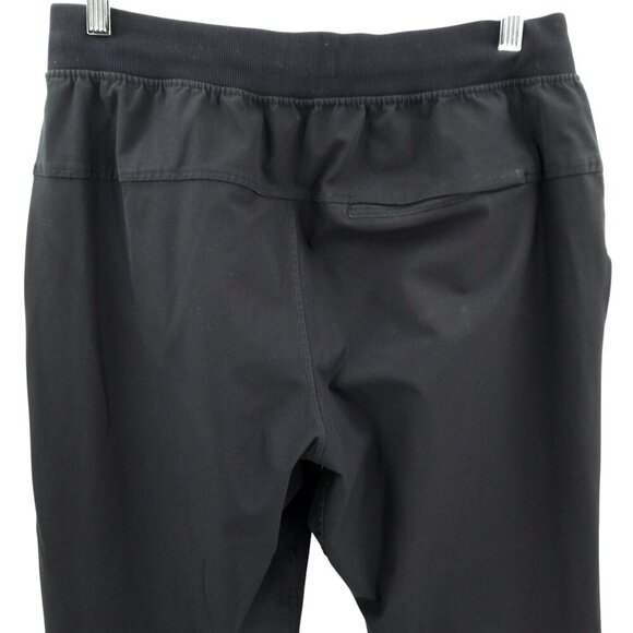 Lululemon ABC Jogger Pull On Black Pants Size L Pockets Elastic Waist Stretch - Picture 9 of 12